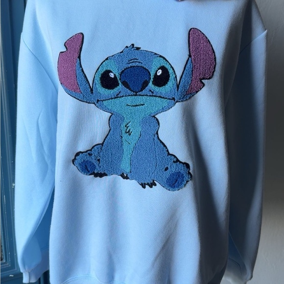 Disney Stitch Light Blue Apparel - Picture 1 of 3